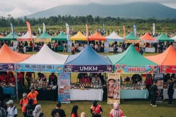 Tata tertib Bazar UMKM Rinjani Color Run 3, Simak jadwal masuk dan bongkar tenda