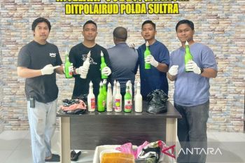 Polisi ringkus nelayan bom ikan di Pulau Bokori Konawe