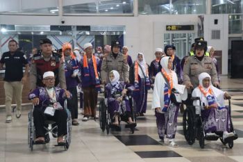 Polda: Pengamanan keberangkatan Saudia Airlines di Kualanamu lancar