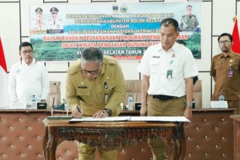 Solok Selatan tandatangani perjanjian hibah dengan TNKS