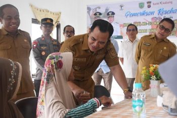Bupati Pulang Pisau sebut pemeriksaan kesehatan gratis upaya penguatan pelayanan publik