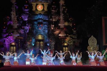 Anak-anak Badung tampilkan Parade Gong Kebyar di PKB Ke-47