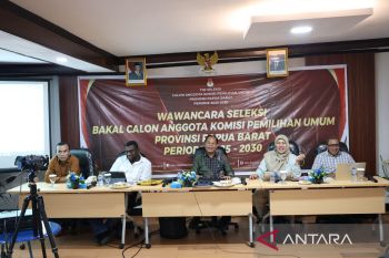 Timsel Provinsi umumkan sepuluh nama calon anggota KPU Papua Barat