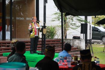 Wagub Kaltara Hadiri Silaturahmi Pangdam VI/Mlw Bersama Tokoh Adat Dayak