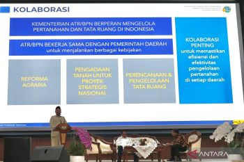 Menteri ATR: Kolaborasi hal mutlak sukseskan program strategis nasional