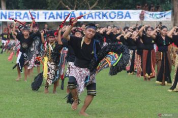 Tari Beksan Jaranan peringatan Hari Anti Narkotika