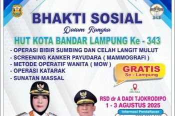 Bandarlampung gratiskan operasi bibir sumbing untuk masyarakat di Lampung
