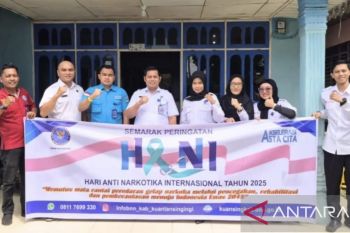 BNNK Kuansing gelar donor darah peringati hari anti narkoba