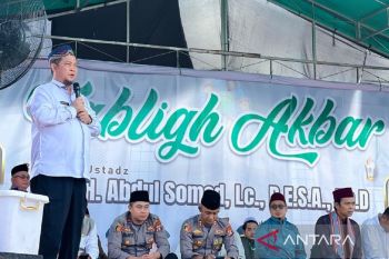 Bupati Katingan ikuti tabligh akbar bersama Ustadz Abdul Somad di Tumbang Samba