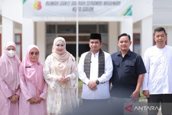 Wako solok sambut Kedatangan Lisda Hendrajoni ke RUSD Serambi Madinah