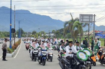Pawai Hijratul Rasul meriahkan Tahun Baru Islam di Bone Bolango