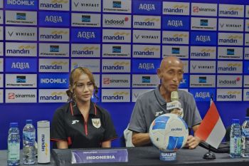 Pelatih timnas putri akui berat juarai grup, tapi siap berjuang maksimal