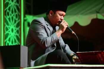 Lantunan merdu Qori Internasional Ahmad Khairi Novandra memukau pembukaan MTQ ke-43 Riau