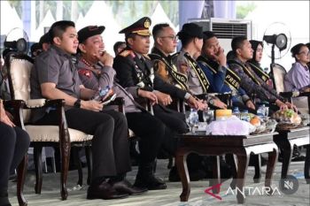 Seskab dampingi Kapolri cek persiapan HUT Ke-79 Bhayangkara