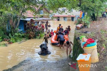BPBD Kendari catat 402 jiwa terdampak banjir di Kali Wanggu