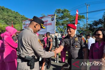 27 personil Polres Padang Panjang naik pangkat karena dedikasi