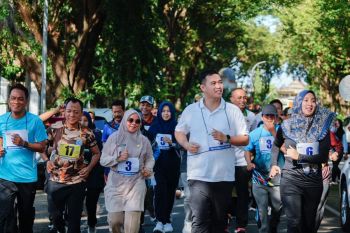 Ratusan ASN Pemkab Pangkep jalani pemeriksaan kesehatan dan kebugaran