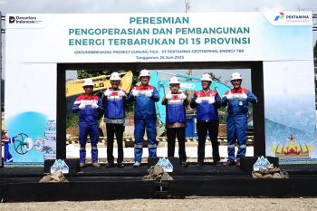 Proyek energi terbarukan diresmikan, PGE mulai eksplorasi PLTP Gunung Tiga 55 MW