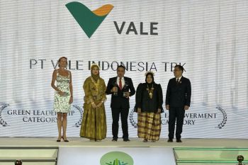 PT Vale raih dua penghargaan AREA 2025 di Bangkok
