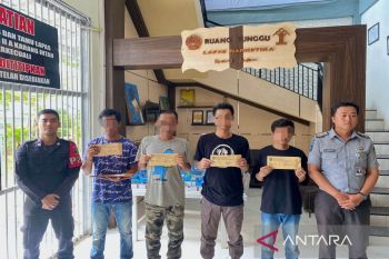 Lima warga binaan di Lapas Karang Intan jalani bebas bersyarat