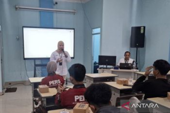 Antara beri pelatihan jurnalistik di Universitas Muhammadiyah Sukabumi