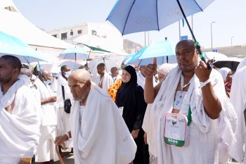 Cuaca panas menyengat selimuti Mina