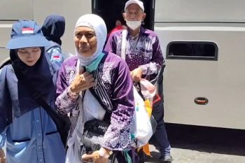 Jamaah haji gelombang 2 tiba di Madinah, penempatan berbasis kloter