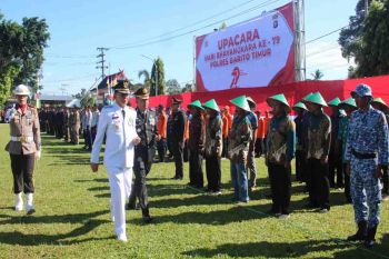 Pimpin HUT Bhayangkara, Bupati Bartim sampaikan keberhasilan Polri