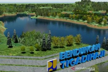 Penyelesaian Bendungan Tiga Dihaji Sumsel mundur jadi 2026