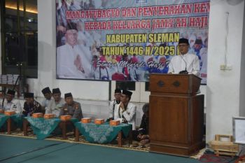 Jamaah haji Sleman diminta dapat menebar manfaat bagi masyarakat