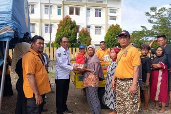 Dinsos hentikan dapur umum di pengungsian nelayan Mataram