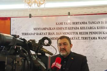Kedubes Iran gelar aksi tanda tangan petisi solidaritas