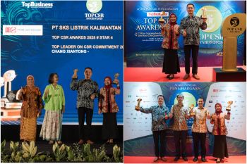 PT SKS Listrik Kalimantan raih 2 penghargaan bergengsi CSR Awards 2025