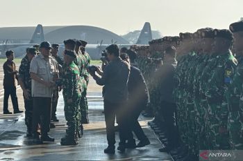 Menhan, Panglima TNI, dan Kapolri lepas kontingen Hari Bastille di Prancis