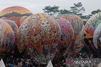 Java Ballon  Atraction 2025 di Wonosobo dimeriahkan 36 balon udara
