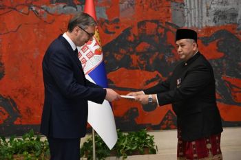 Dubes RI Andreano serahkan surat kepercayaan kepada Presiden Serbia