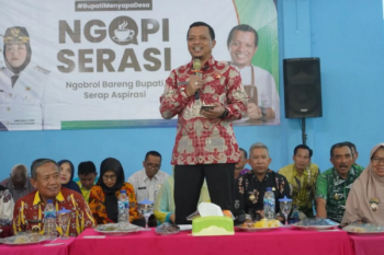 Bupati Pringsewu ngopi serasi bersama masyarakat Margosari