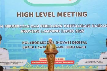 Wagub Lampung sebut indeks ETPD Lampung capai 97,5 persen