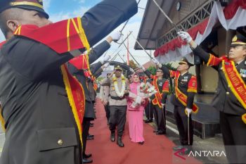 Kapolresta Bukittinggi resmi berganti ditandai Upacara Pedang Pora