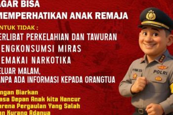 Polresta Ambon imbau orang tua awasi pergaulan remaja