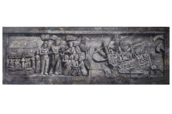 Pelukis Sohieb indahnya relief pameran "Borobudur:The Way of Life"