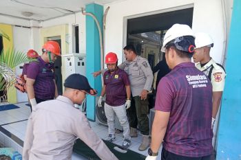PLN UP3 Padang bersama BPBD kota Padang gelar simulasi tanggap darurat dan P3K
