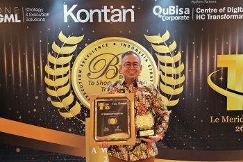 Semen Baturaja raih penghargaan SPEx2 Award 2025, kategori The Best Execution Winner in Cement Industry