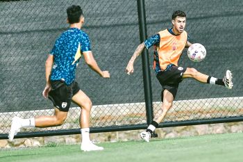 Ini target pemain Persita Rayco Rodriguez di markas Persib Bandung