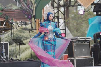 Fashion Week Beautiful Malino promosikan kain sutra khas Gowa "Cora' La'ba"