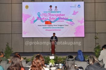 Wali Kota Kupang mendorong percepatan eliminasi kanker serviks