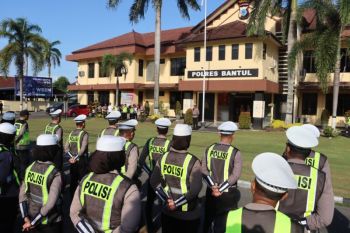 Polres Bantul menggelar Operasi Patuh tingkatkan disiplin berlalu lintas
