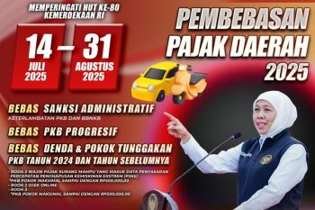 Pemprov Jatim gelar pemutihan pajak kendaraan hingga 31 Agustus 2025