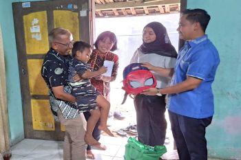 Anak Driver Ojol Jadi Piatu, Lisman Puja Kesuma: Selagi masih bisa berdiri, saya siap bantu hidup dan sekolah Elvano