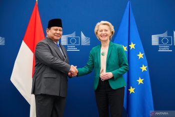 Prabowo dan Presiden Komisi Eropa rencana pembentukan Kemitraan Strategis